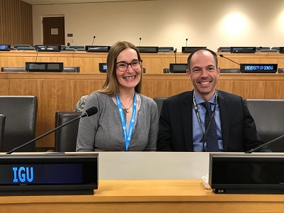 Elena Dai Prà and Matjaž Geršič, co-chairs of the Joint ICA/IGU Commission on Toponymy