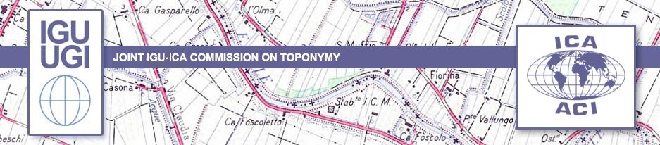 ICA course on Toponymy